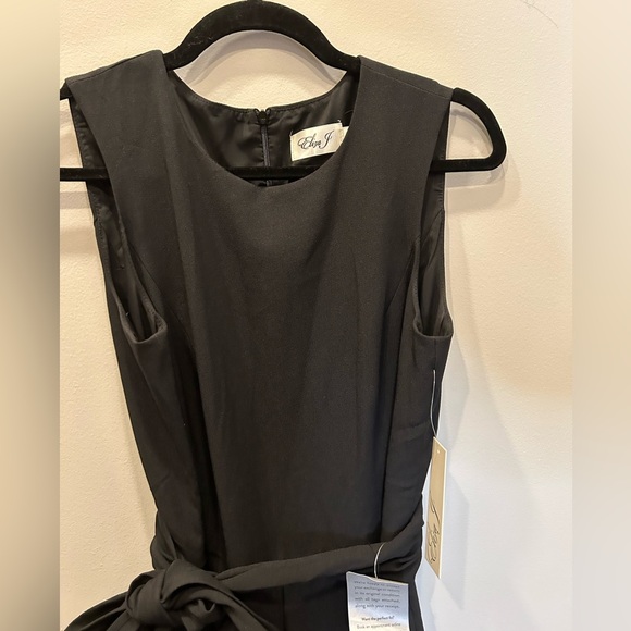 Eliza J Formal Tie Waist Jumpsuit with Pockets! - Picture 7 of 7